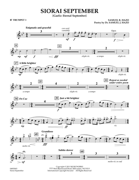 Siorai September - Bb Trumpet 1