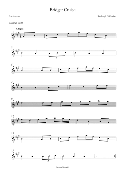 o'carolan bridget cruise Clarinet and Bassoon sheet music image number null