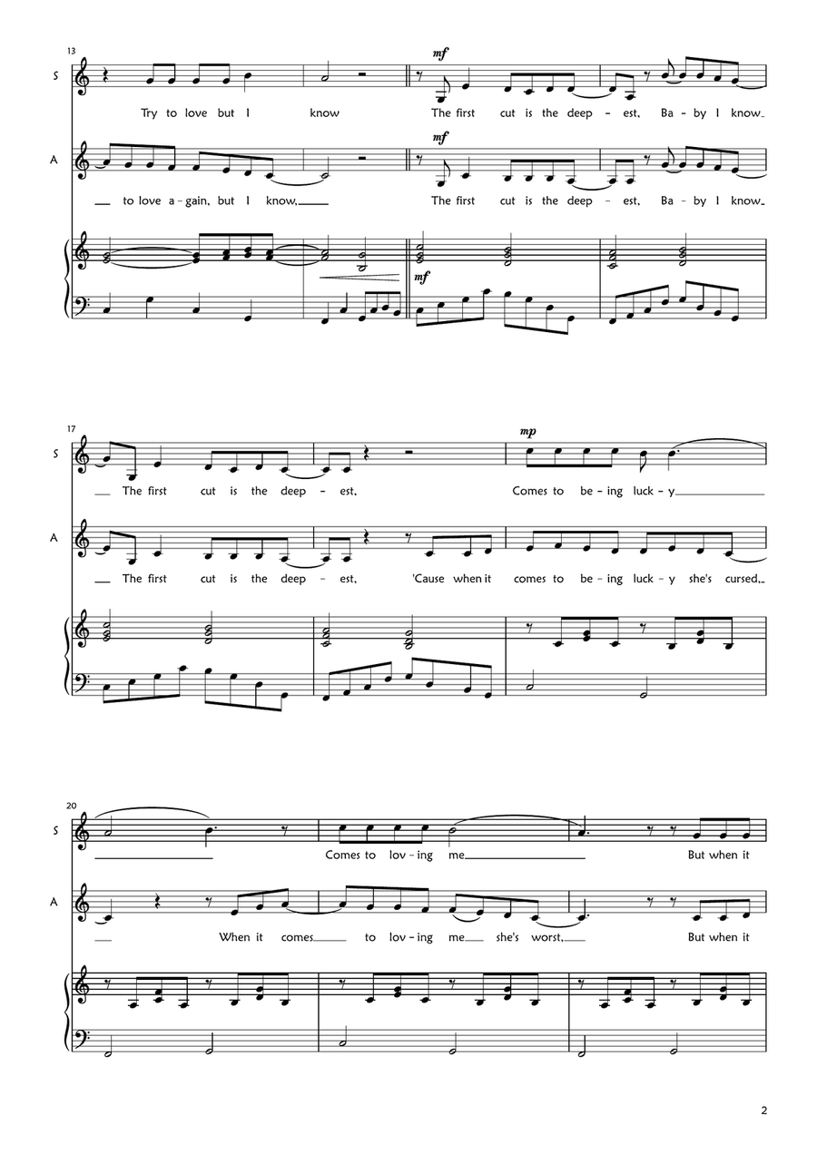 The First Cut Is The Deepest SA scores gallery preview page 2