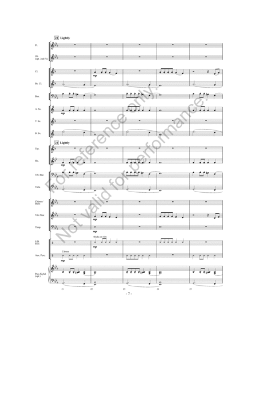 Journey To The Stars Concert Band scores gallery preview page 6