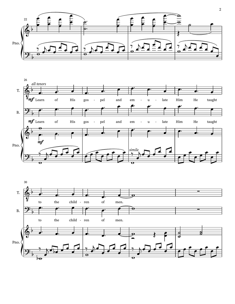 Like Him 4-Part scores gallery preview page 2