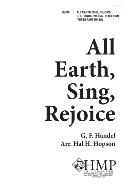 All Earth Sing Rejoice