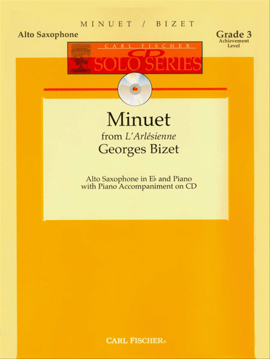 Minuet Alto Saxophone scores gallery preview page 1