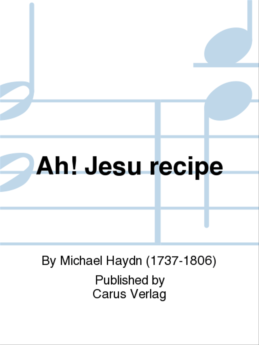 Ah! Jesu recipe (Aria de Passione Domine et Adventu (Ihr Himmel taut herab))