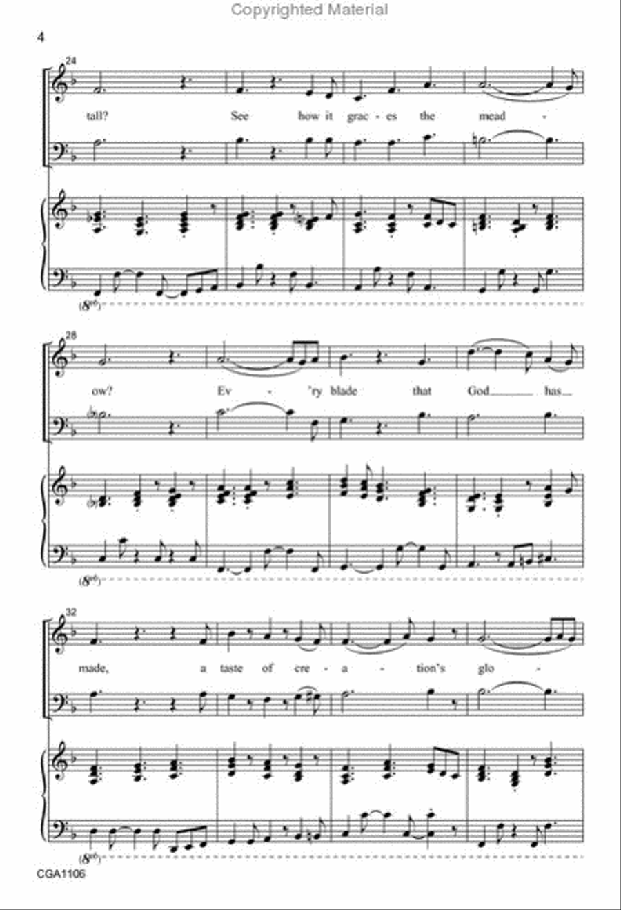 The Smallest Things 4-Part scores gallery preview page 4
