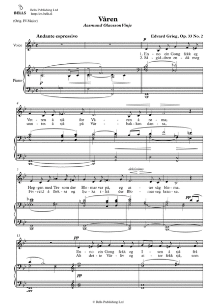Varen, Op. 33 No. 2 (B-flat Major)