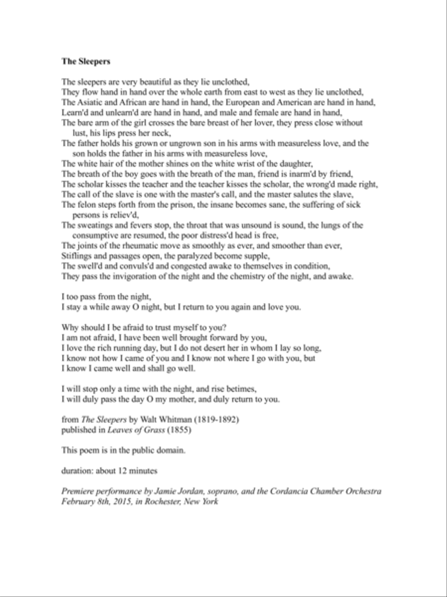 [Liptak] The Sleepers (Piano Reduction) High Voice scores gallery preview page 4