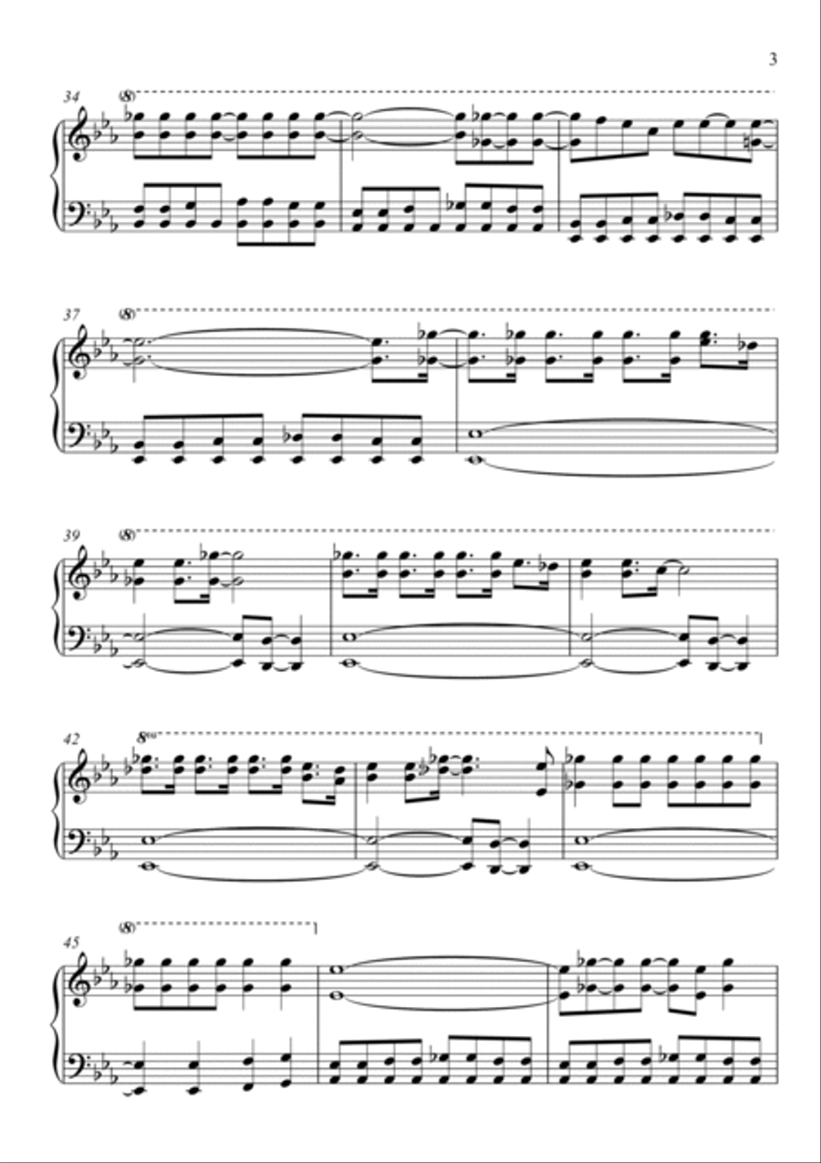 Jailhouse Rock Jailhouse Rock Piano Solo scores gallery preview page 3