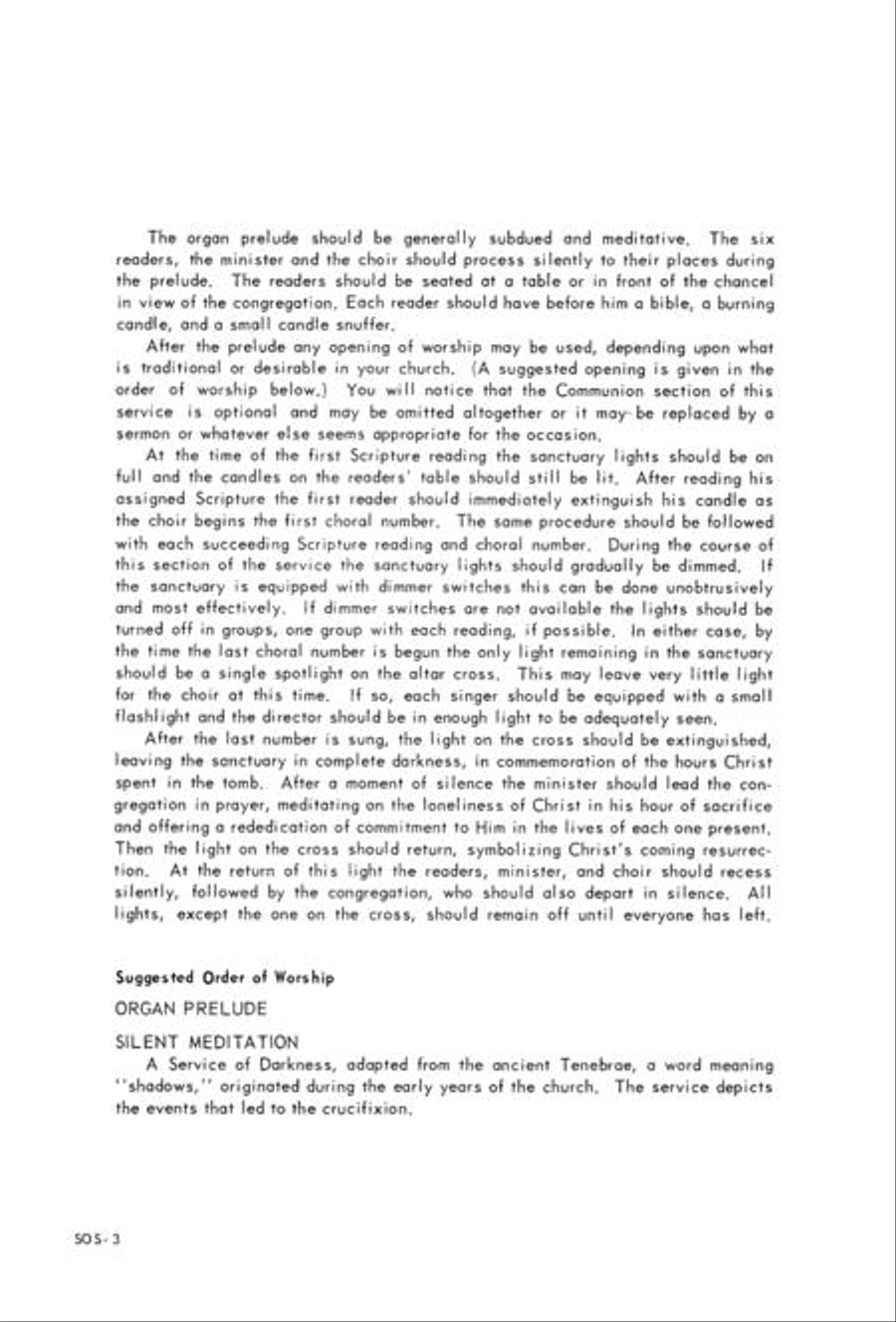 A Service of Shadows 4-Part scores gallery preview page 5
