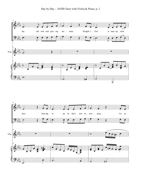 CHOIR! PIANO! VIOLIN! A collection of 7 arrangements for SATB Choir, Piano & Violin (Score & Parts) image number null