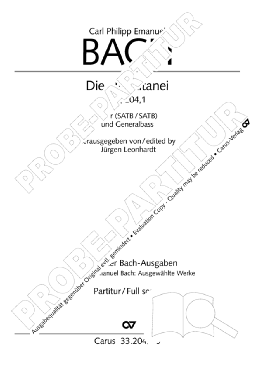 Lord of all, be merciful (Die alte Litanei 1) 4-Part scores gallery preview page 2