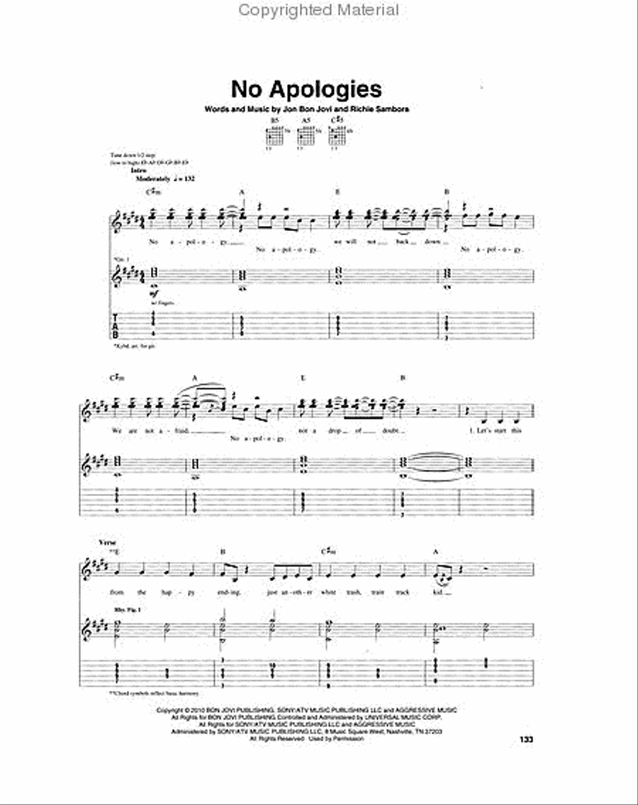 Bon Jovi – Greatest Hits Electric Guitar scores gallery preview page 4