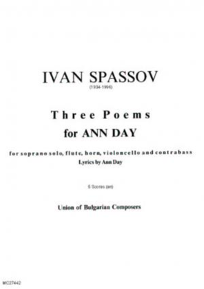 Three poems for Ann Day
