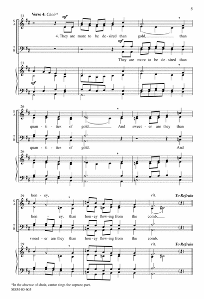 Psalm 19 (Downloadable Choral Score)