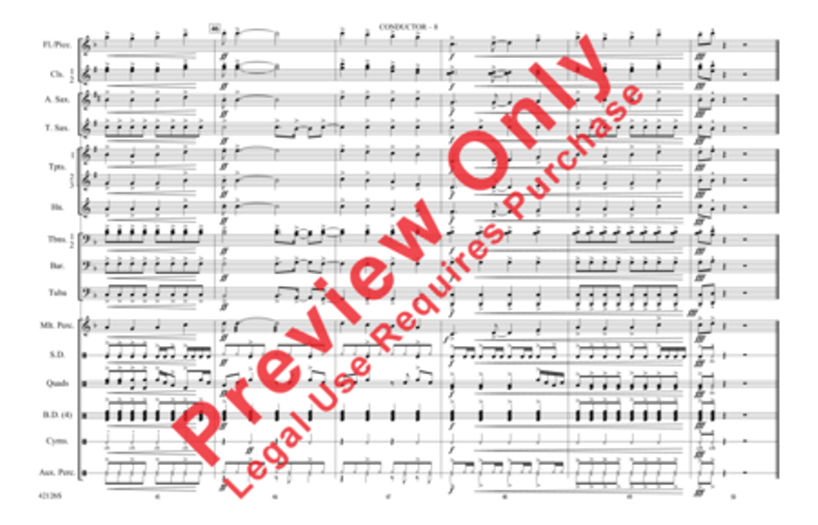 Treasure Marching Band scores gallery preview page 9