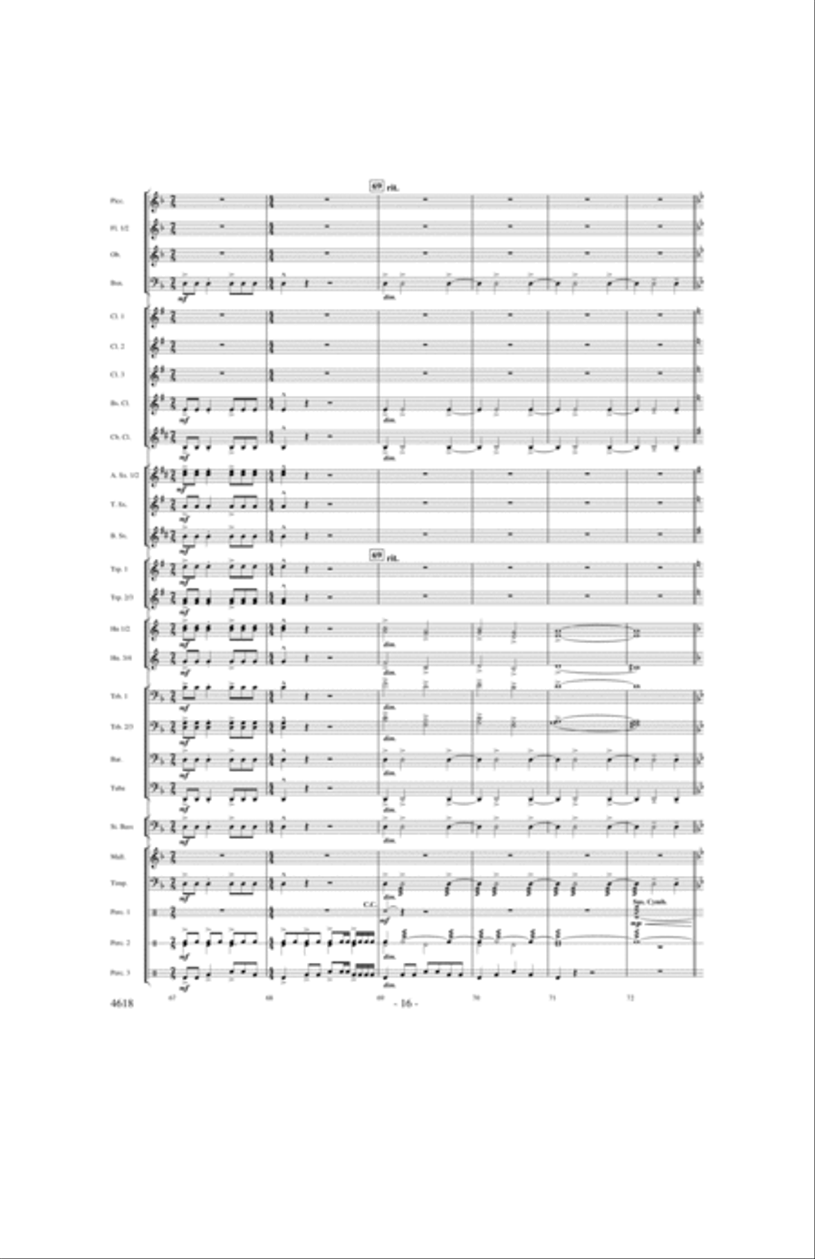By the Rivers of Babylon Concert Band scores gallery preview page 15