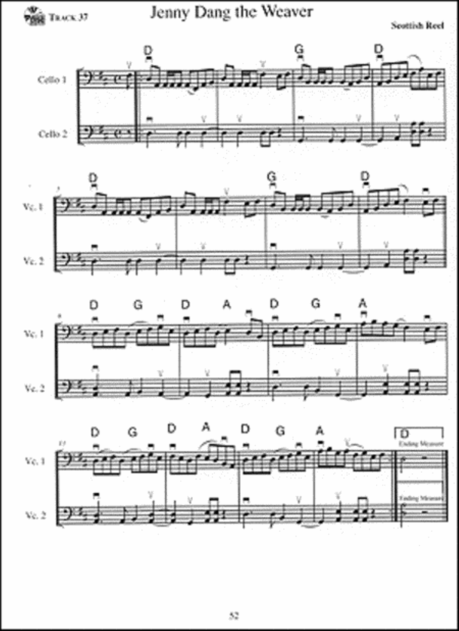 Celtic Grooves for Two Cellos: 47 Irish and Scottish Tunes String Duet scores gallery preview page 4