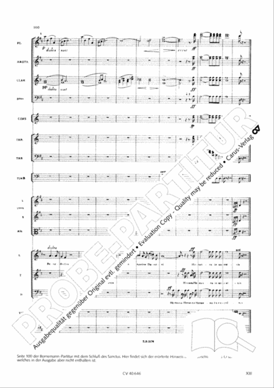 Mass in A Major (2 versions) STB scores gallery preview page 11