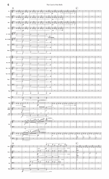Carol of the Bells for Orchestra: Score and Set of Parts image number null