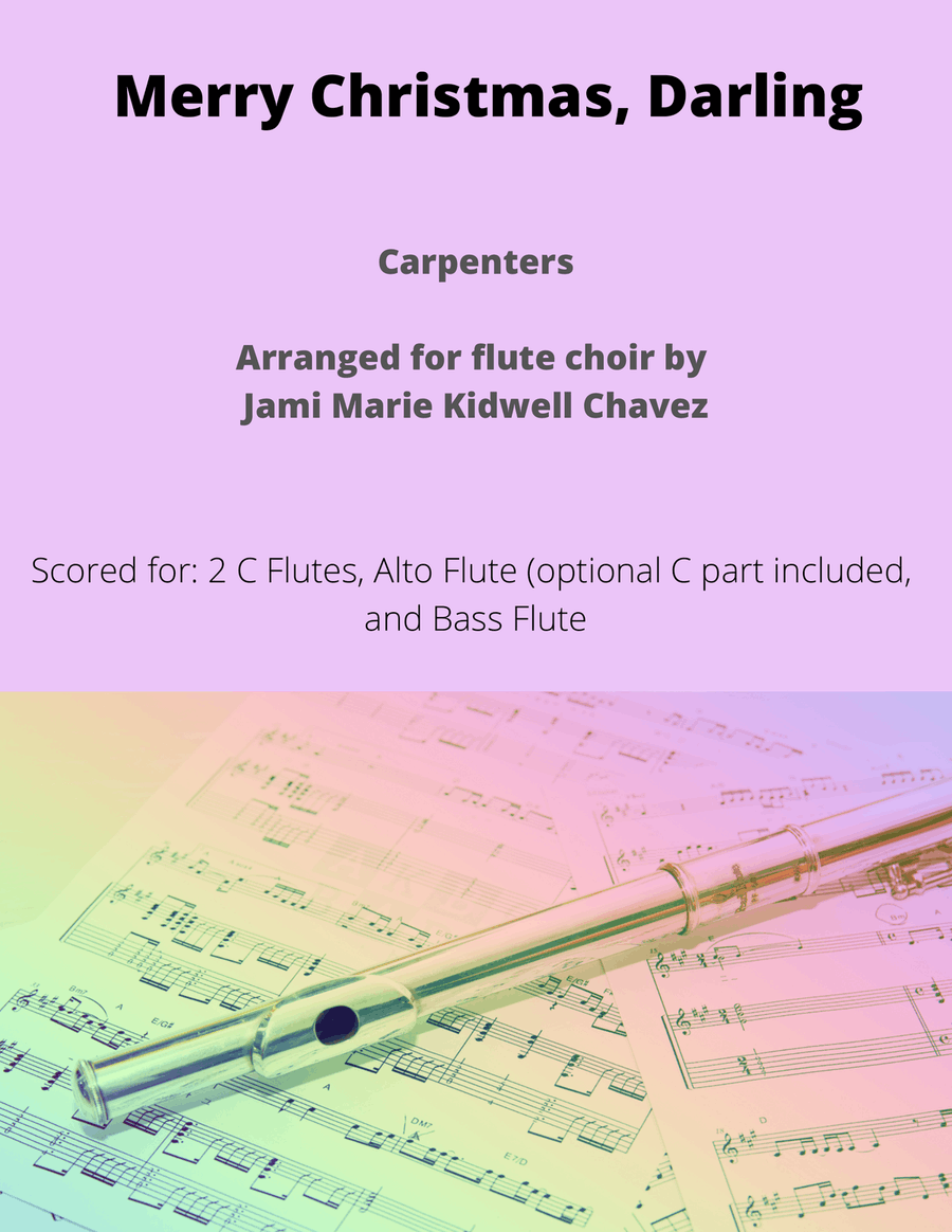 Merry Christmas, Darling Merry Christmas, Darling Flute Choir scores gallery preview page 1