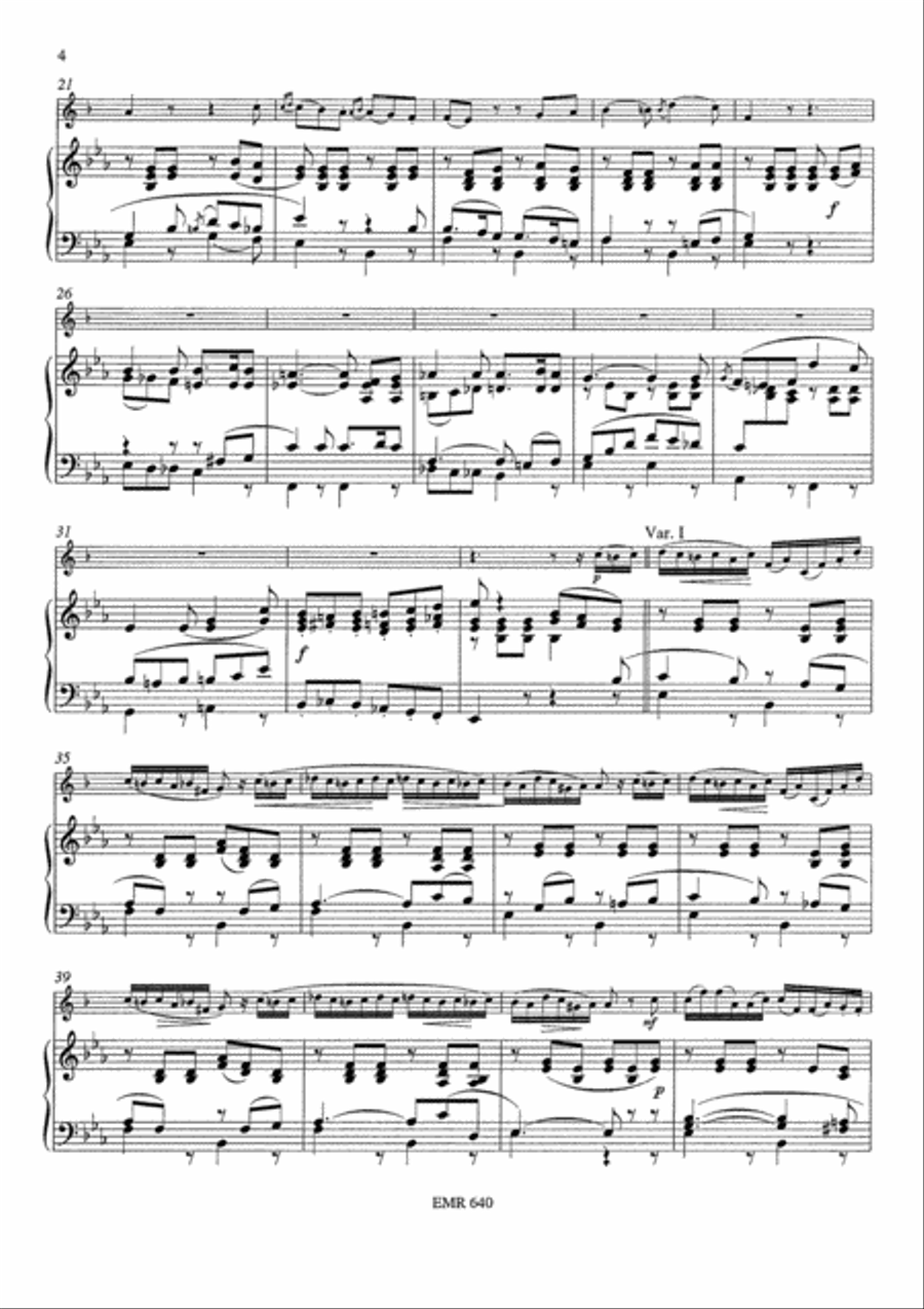 Carnaval von Venedig Euphonium scores gallery preview page 4