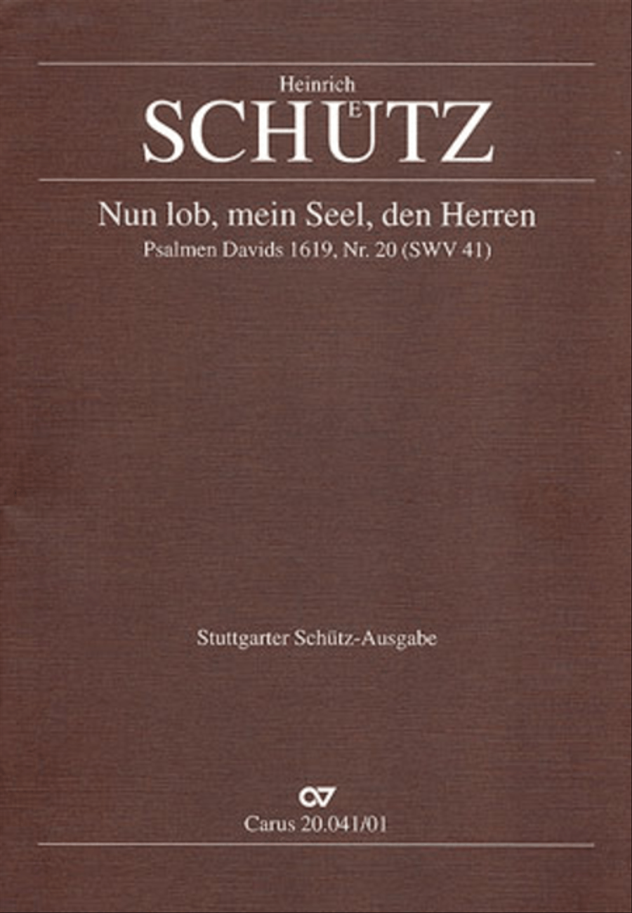 My soul, now bless thy Maker (Nun lob, mein Seel, den Herren) 4-Part scores gallery preview page 1