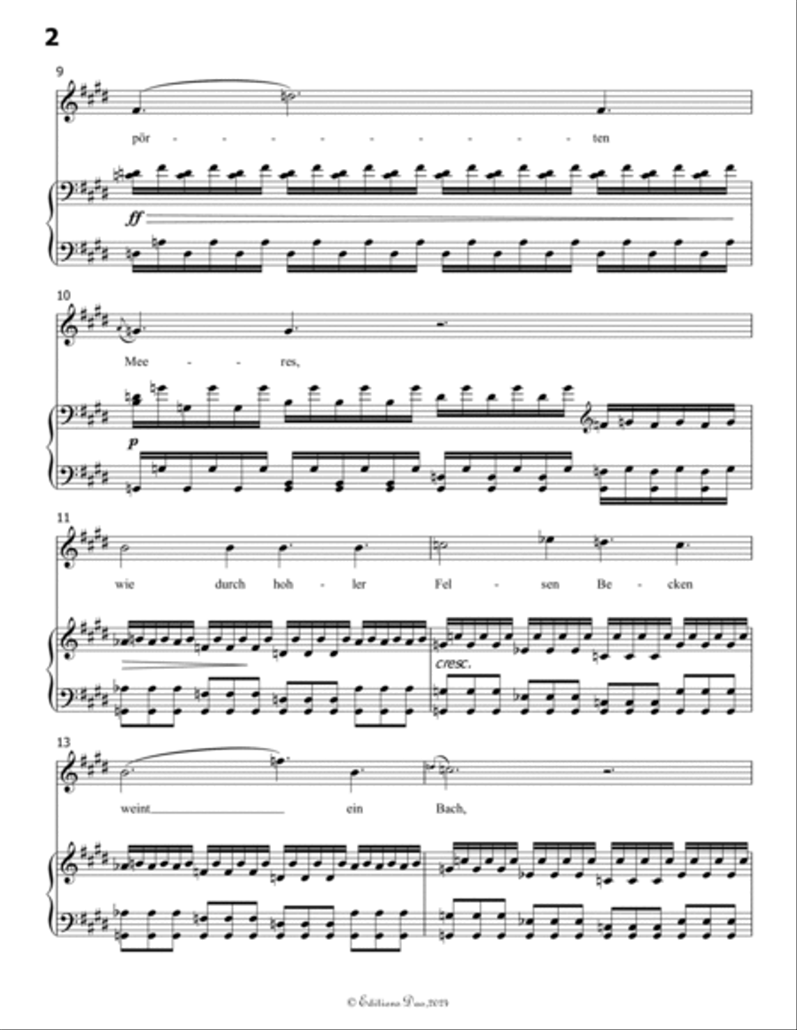 Gruppe aus dem Tartarus, by Schubert, Op.24 No.1, in E Major Voice scores gallery preview page 4