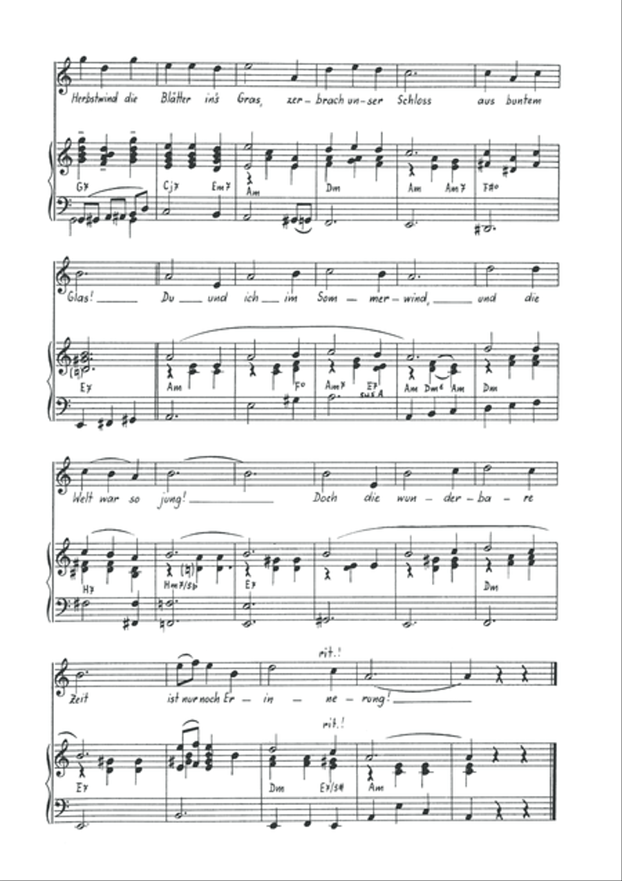 Du und ich im Sommerwind Du und ich im Sommerwind Voice scores gallery preview page 4