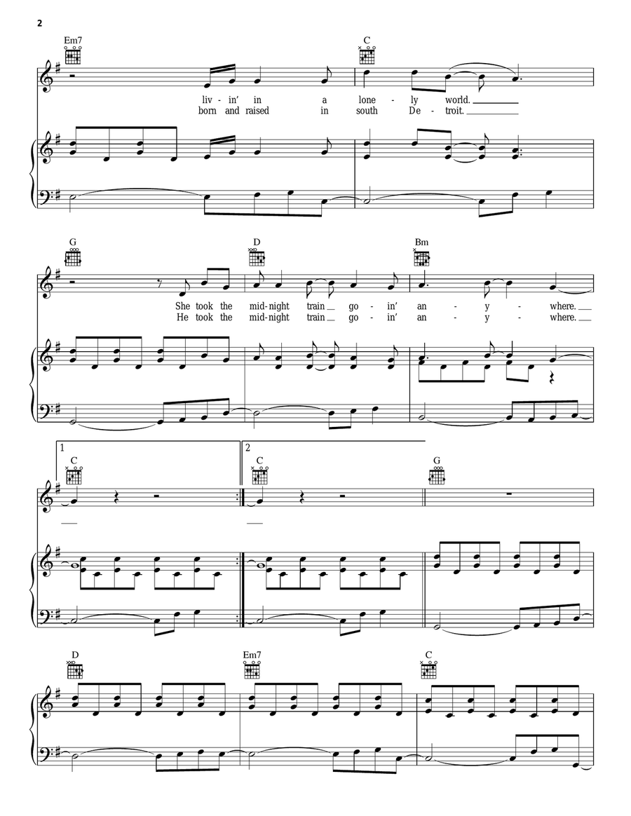Don't Stop Believin' Don't Stop Believin' Acoustic Guitar scores gallery preview page 2