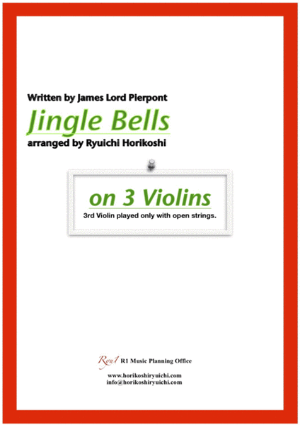 Jingle Bells on 3 Violins image number null