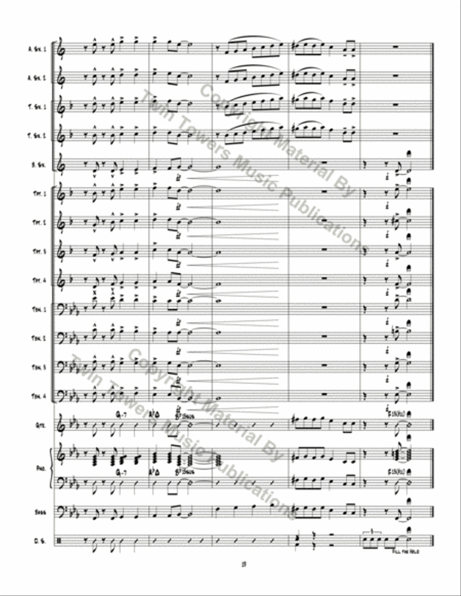 DJ Private Eye Jazz Ensemble scores gallery preview page 20