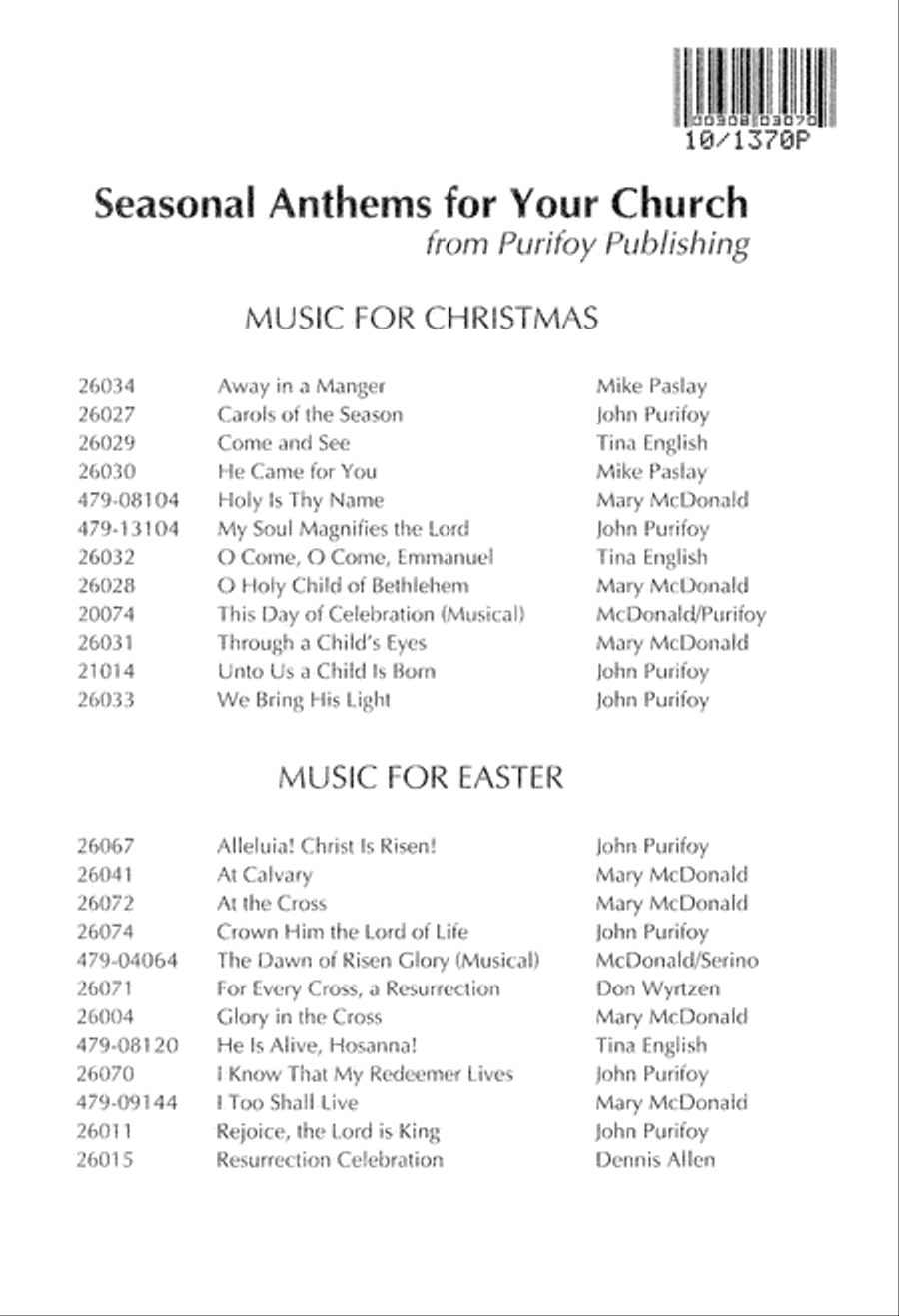 O Give Thanks to the Lord! 4-Part scores gallery preview page 9