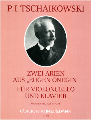 Book cover for 2 arias from 'Eugen Onegin'