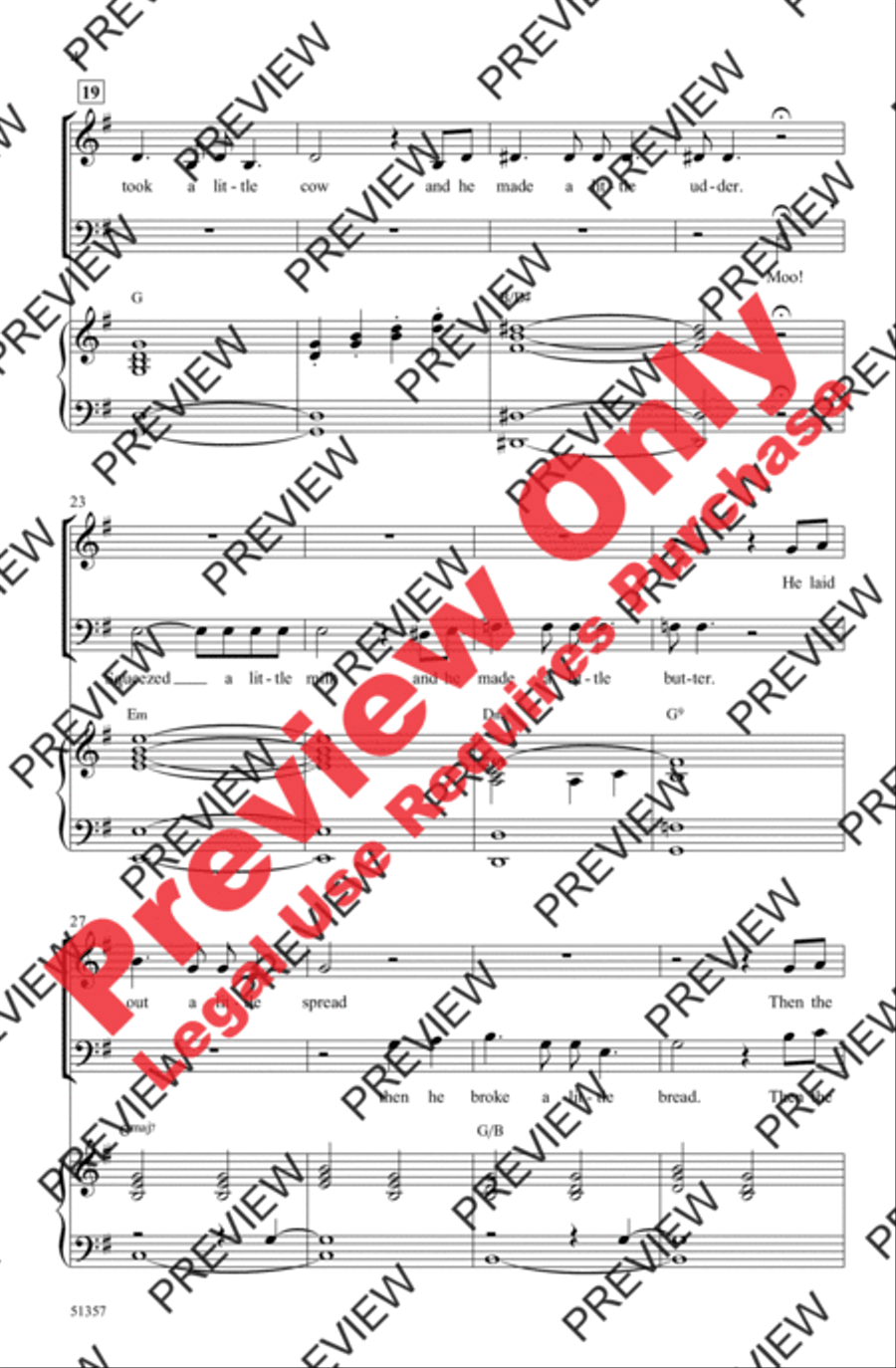 Corn 4-Part scores gallery preview page 4
