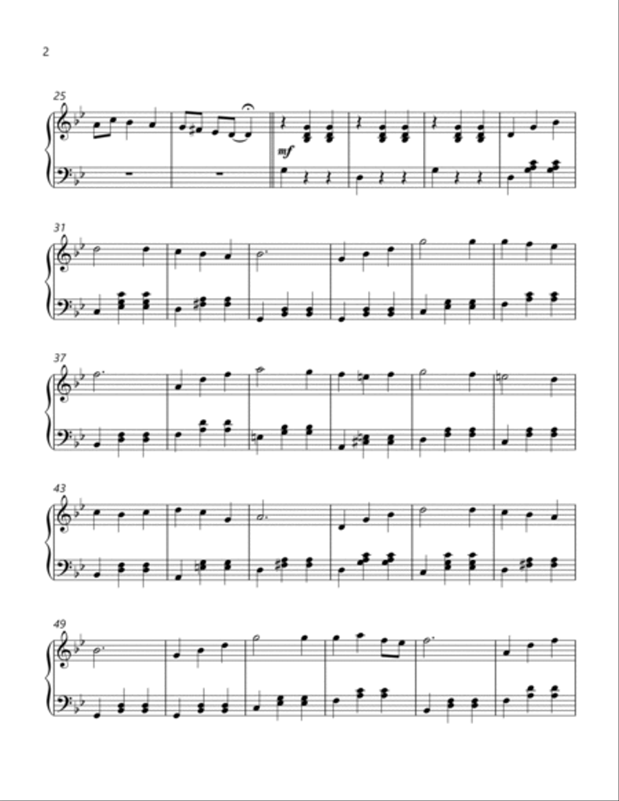 Merry-go-round Of Life Easy Piano scores gallery preview page 2