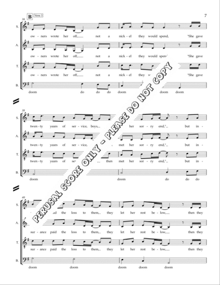 Mary Elen Carter 3-Part scores gallery preview page 7