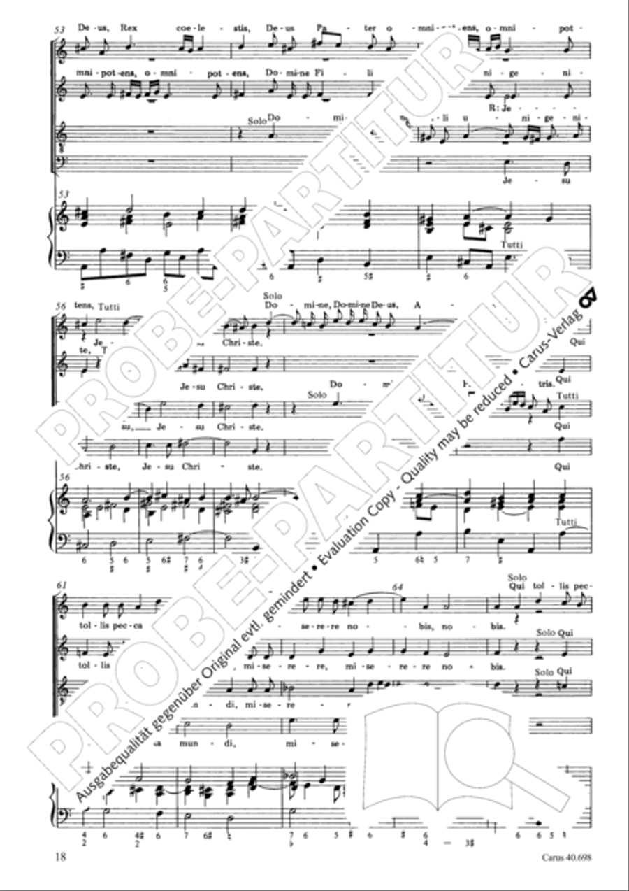 Messa breve SSATB scores gallery preview page 19