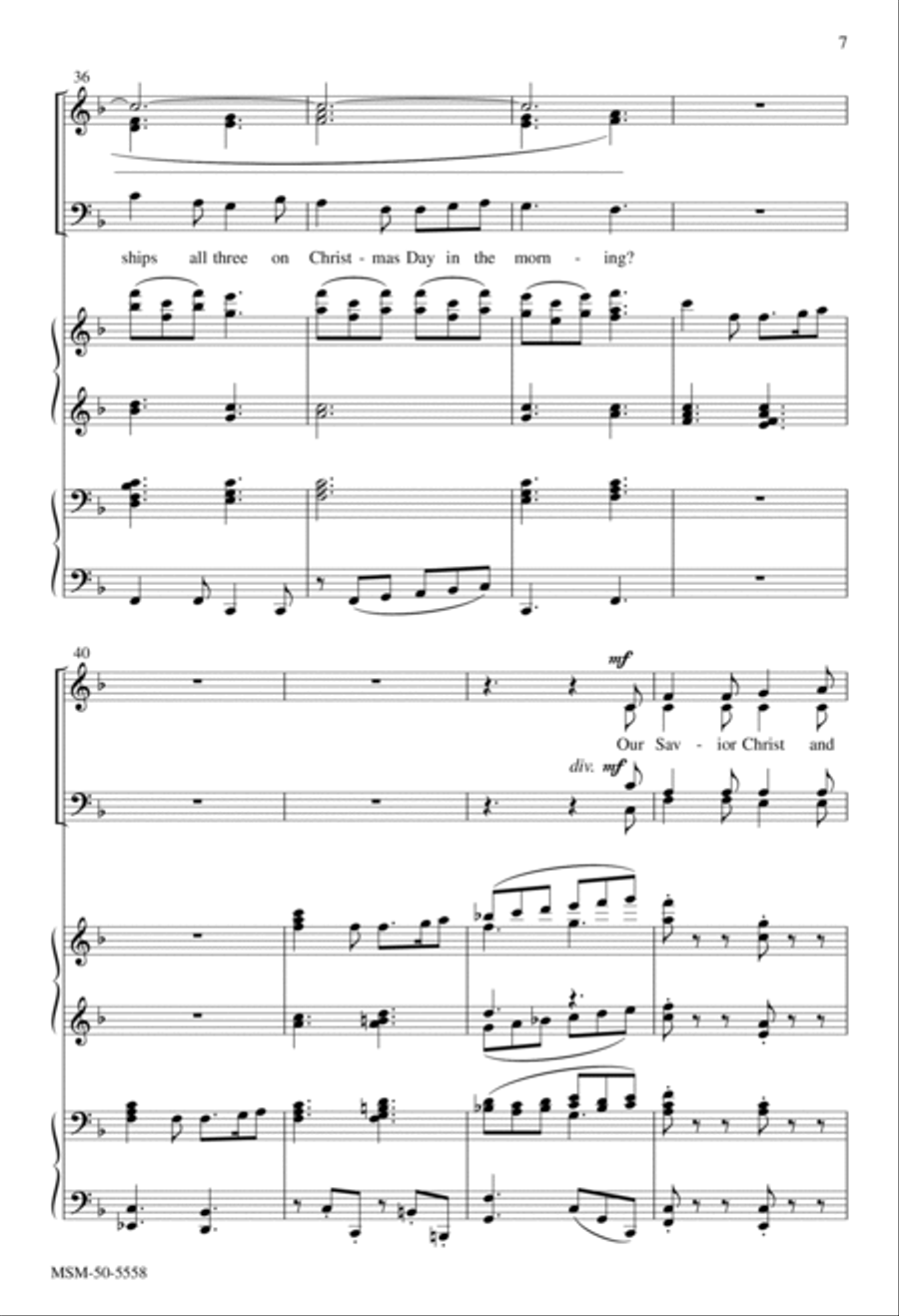I Saw Three Ships I Saw Three Ships Divisi scores gallery preview page 6
