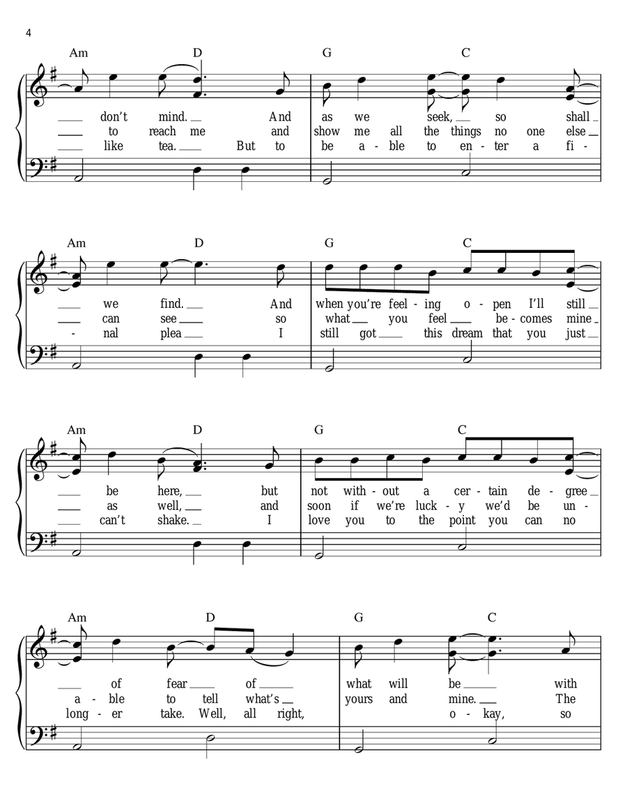 Run Around Run Around Easy Piano scores gallery preview page 4