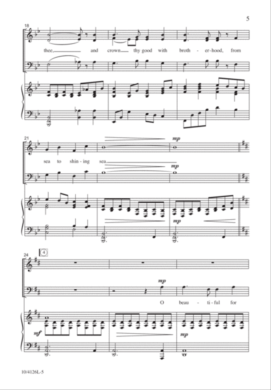 America 3-Part scores gallery preview page 5
