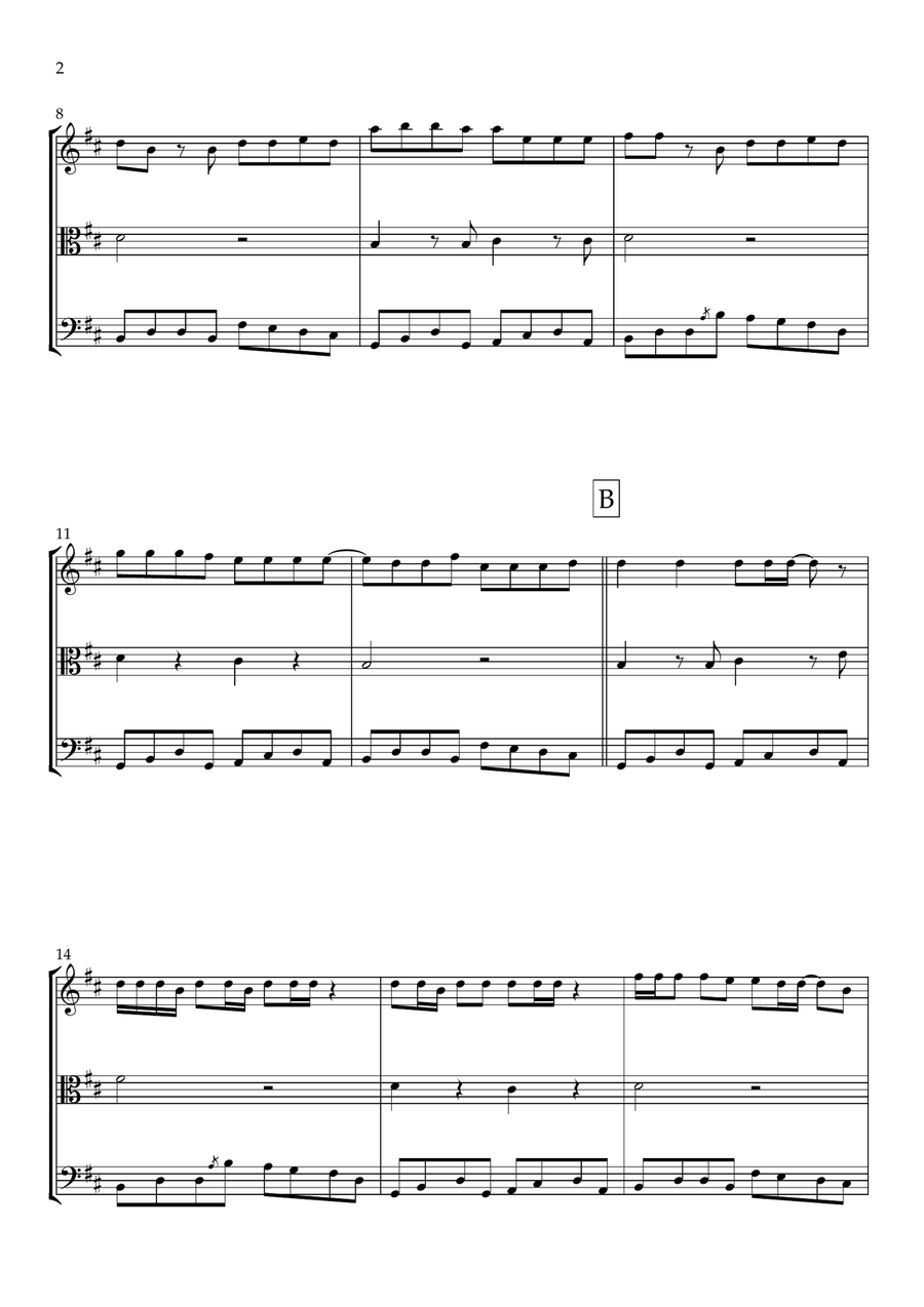 Last Night Last Night String Trio scores gallery preview page 2