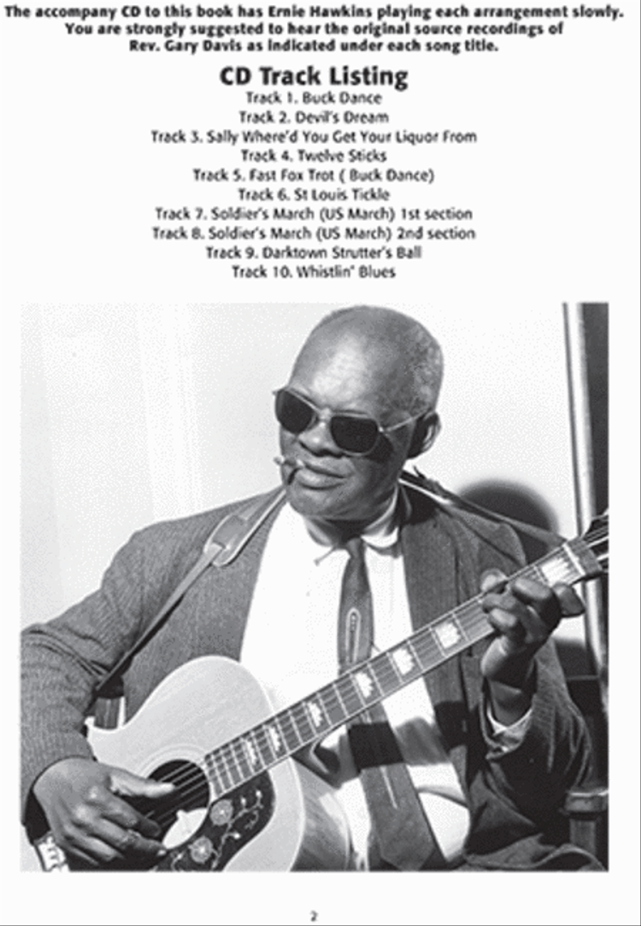 Rags, Minstrel Show Songs & Novelty Instrumentals of Rev. Gary Davis Guitar scores gallery preview page 2