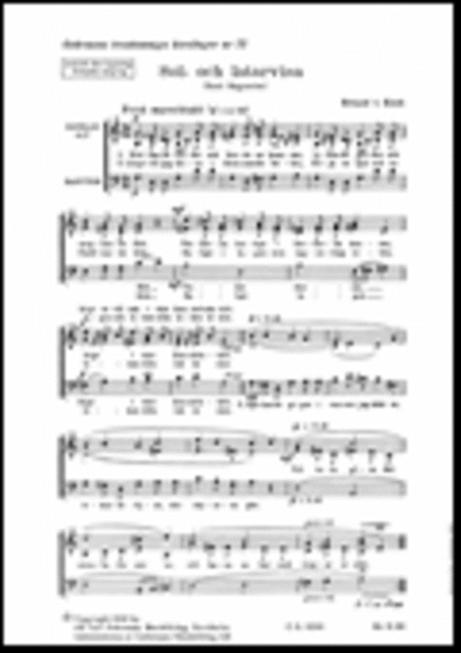 Sol- och latarvisa 3-Part scores gallery preview page 1