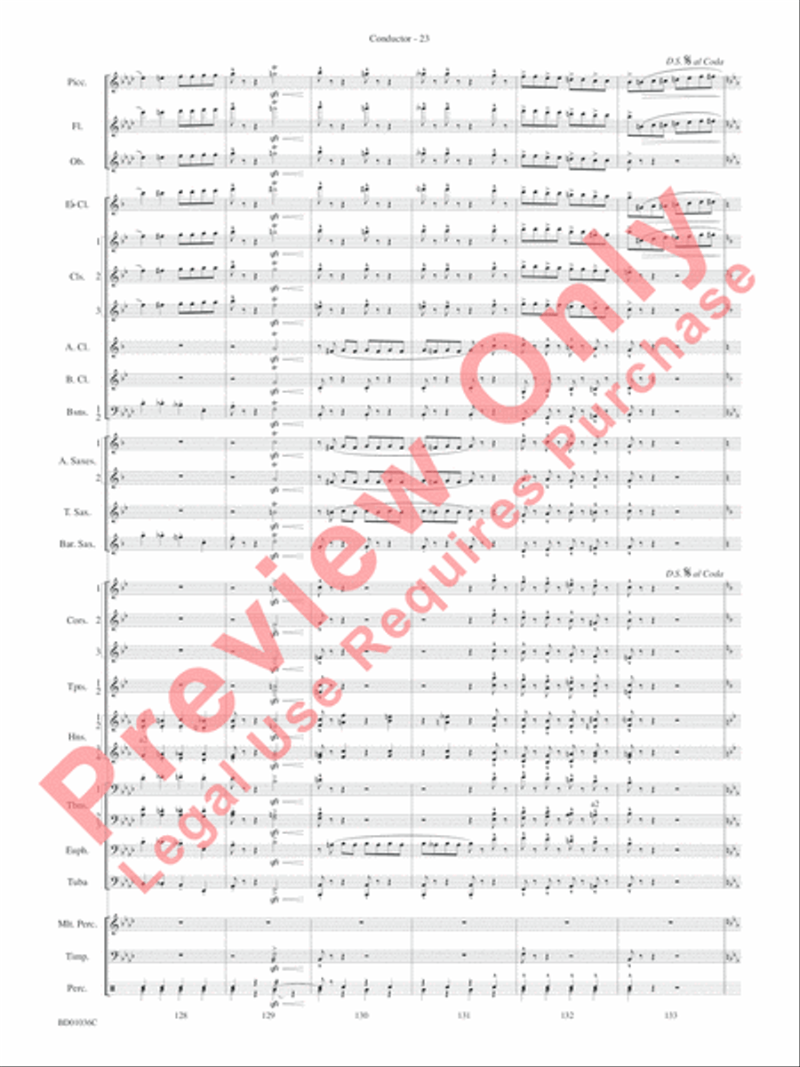 Fiddle-Faddle Concert Band scores gallery preview page 25