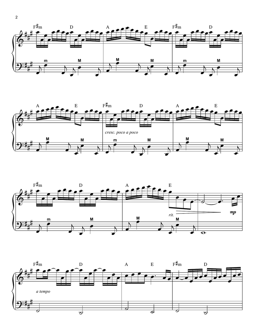 River Flows In You Piano scores gallery preview page 2