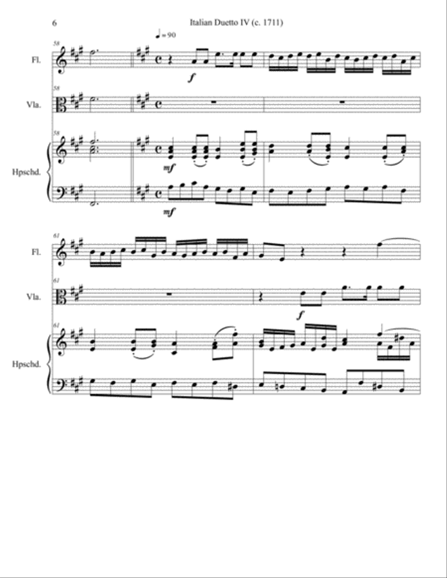 Italian Duetto 4 Small Ensemble scores gallery preview page 6
