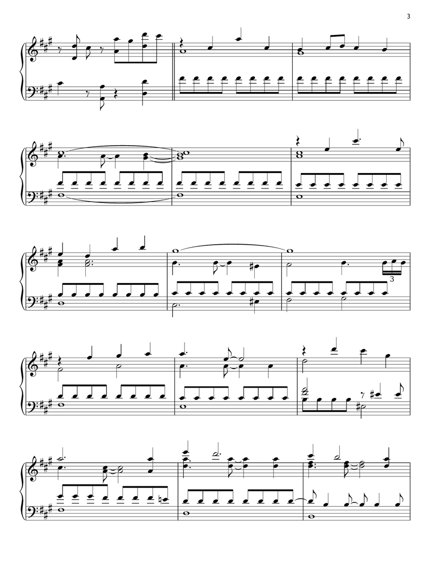 Standing The Storm Standing The Storm Piano Solo scores gallery preview page 3