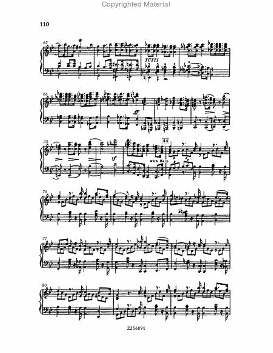 Te Deum, H 118 Choir scores gallery preview page 110
