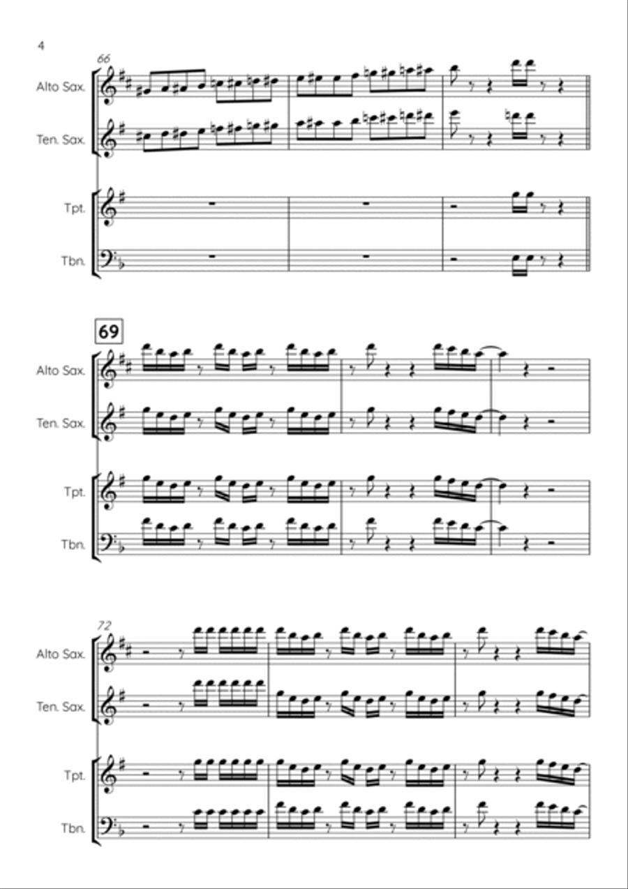 Uptown Funk Voice scores gallery preview page 6