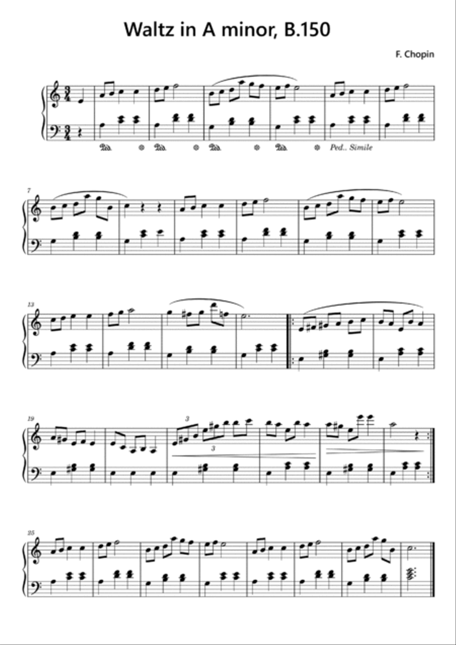 15 Easy Classical Piano Pieces for Beginners Easy Piano scores gallery preview page 6
